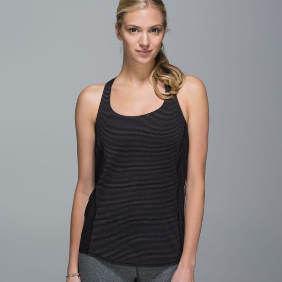 Lululemon Wild Tank Black / Dottie Dream Rose Neutral Blush Black - Picture 2 of 5